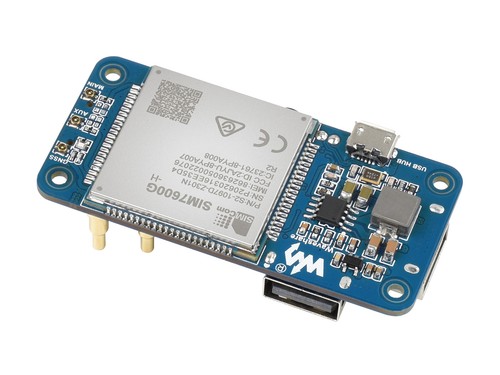 Waveshare sim7600g hat - waveshare, 4g