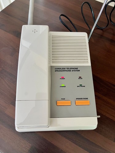 Vintage 80er schnurlostelefon - vintage,