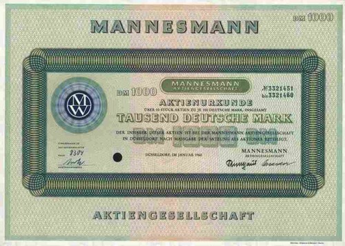 Mannesmann düsseldorf 1960 - mannesmann,