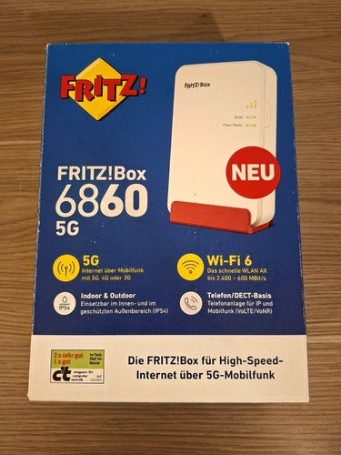 Avm fritz box 6860 4g - 5g, 4g/lte